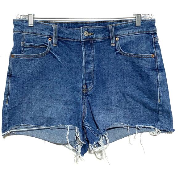 Old Navy Pants - Old Navy Jeans Denim Shorts 14 Sky Hi A Line Button Fly Cut Off Casual Capsule